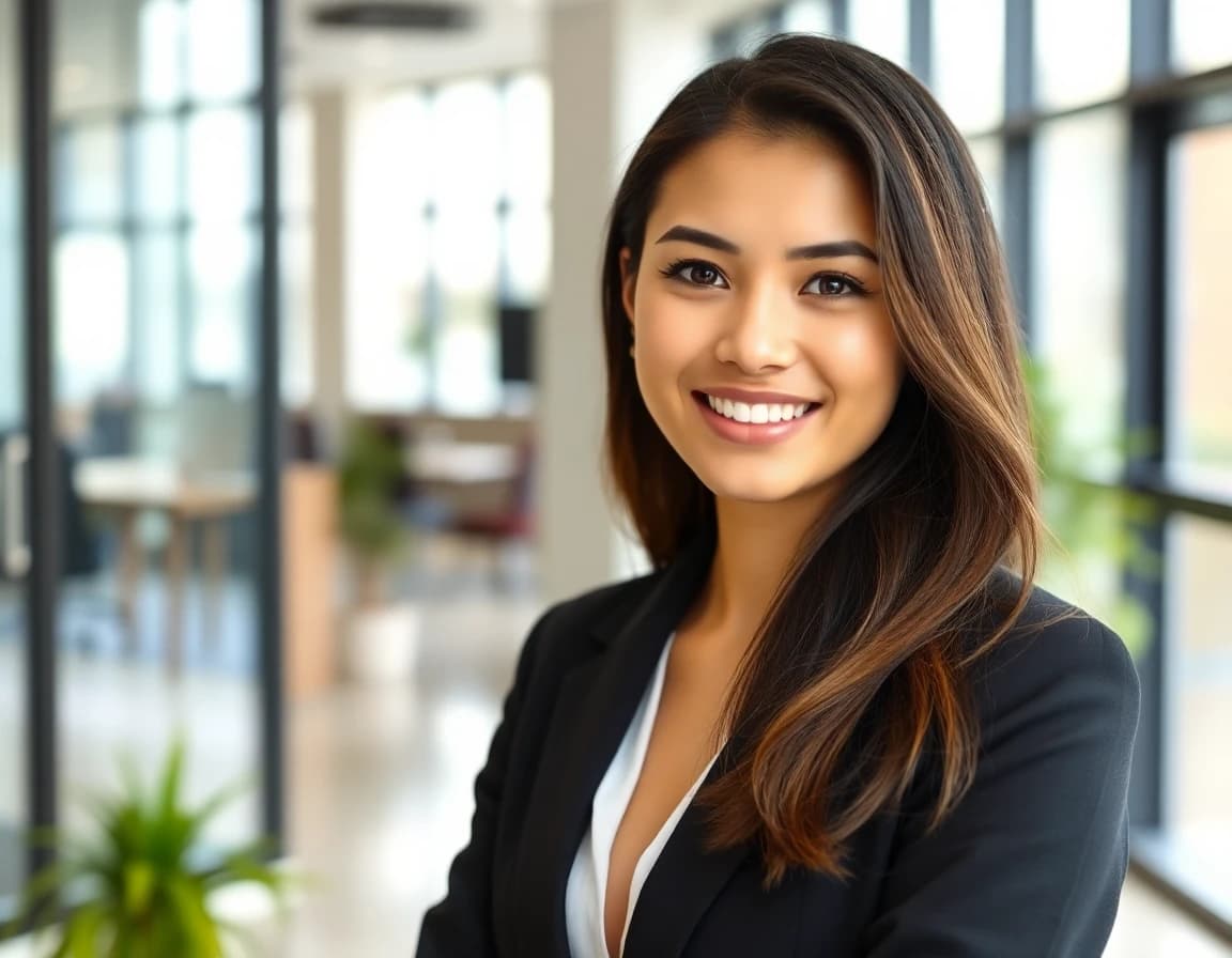 AI LinkedIn headshot generator - professional business photo created with SelfAI AI photo studio